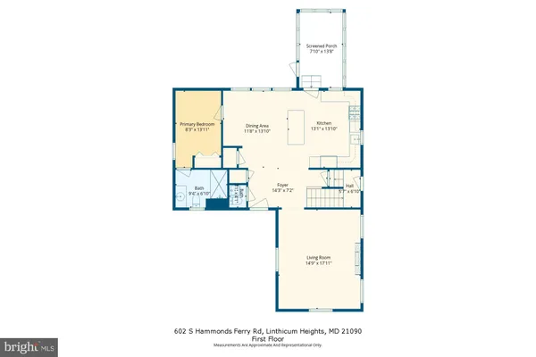 $609,999 | 602 South Hammonds Ferry Road, Linthicum Heights, MD 21090