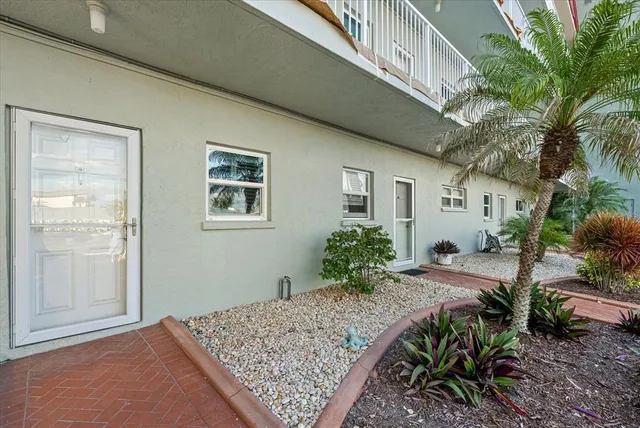 a front view of a building