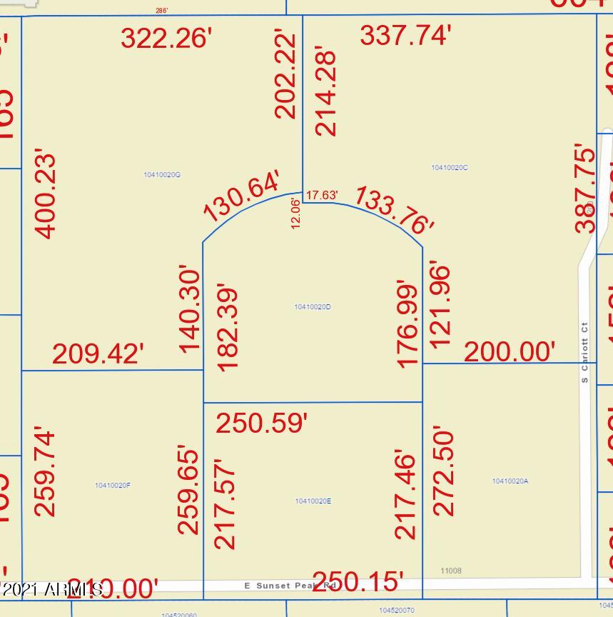 0 East Sunset Peak Road, Unit F Gold Canyon, AZ 85118 - Photo 6 of 6 XL Homes plat map