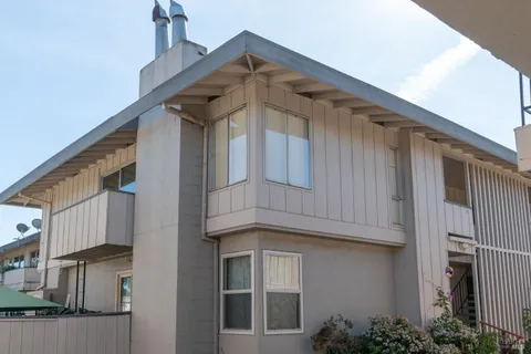 a view of a house with a window