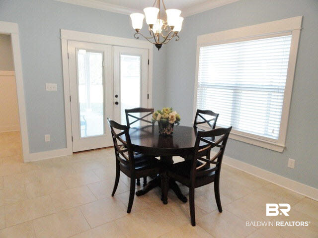 29927 Street Barbara Street Daphne, AL 36526 - Photo 12 of 25 Sunny Breakfast Area with French Doors Leading to Covered Back Porch