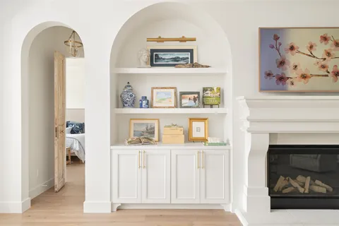 a close view of cabinet