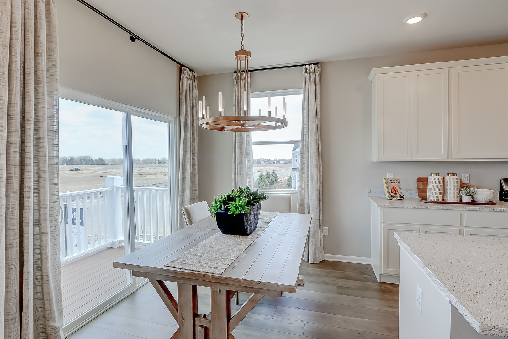 546 Comstock Road South Elgin, IL 60177 - Photo 19 of 31 a view of kitchen with furniture and large window