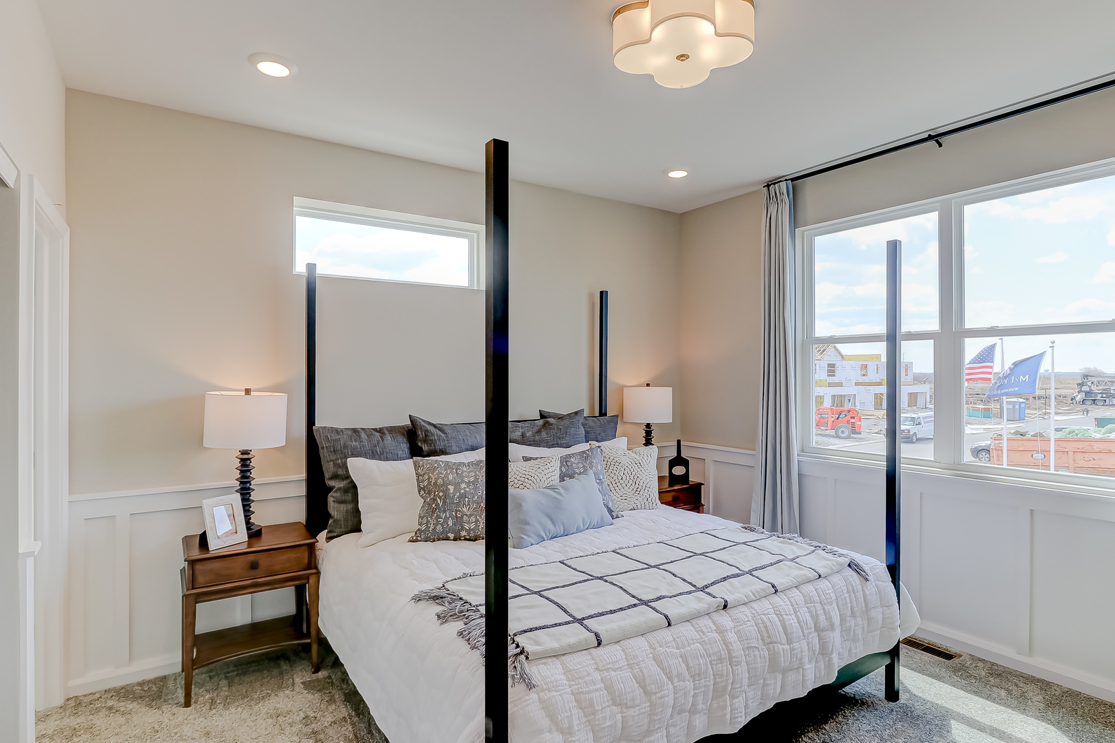 546 Comstock Road South Elgin, IL 60177 - Photo 23 of 31 a large bedroom with bed and large window