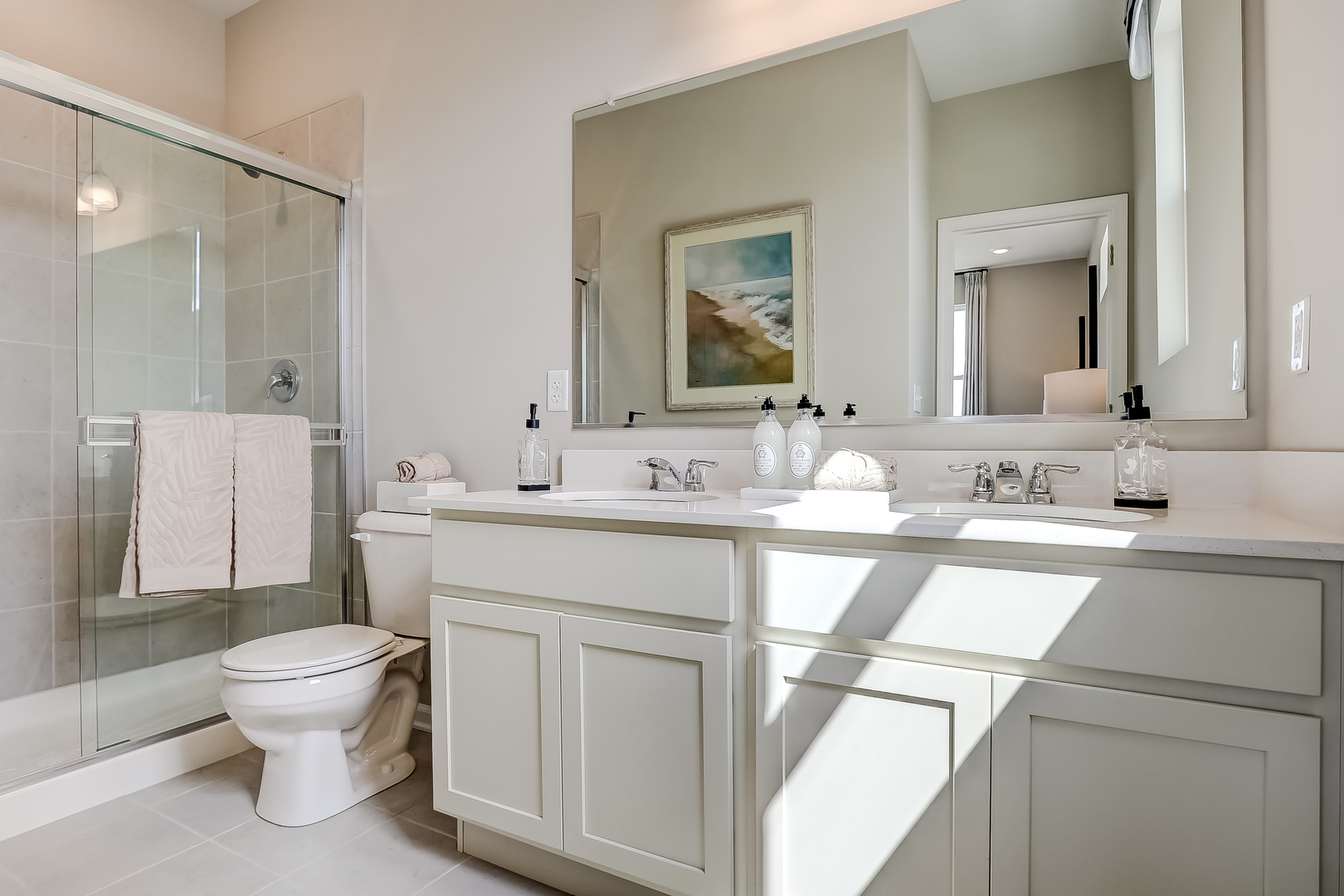 546 Comstock Road South Elgin, IL 60177 - Photo 27 of 31 a bathroom with a sink toilet vanity and shower