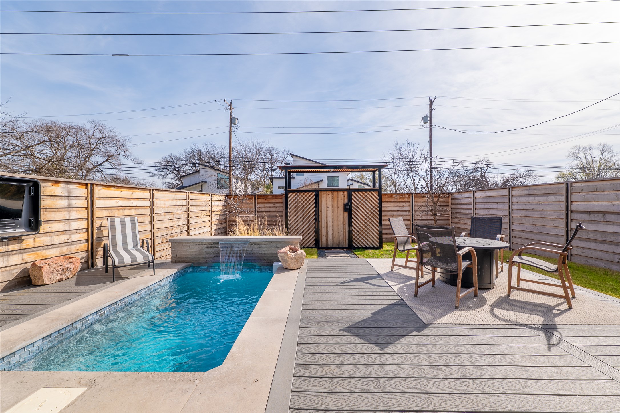 2004 Chestnut Avenue, Unit 1 Austin, TX 78722 - Photo 5 of 39 Front deck and pool