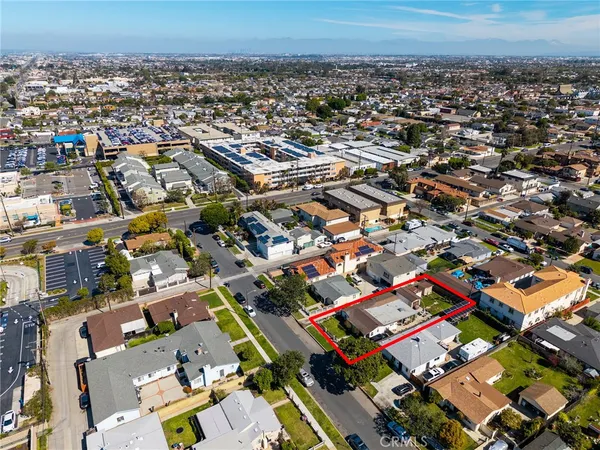 an aerial view of city