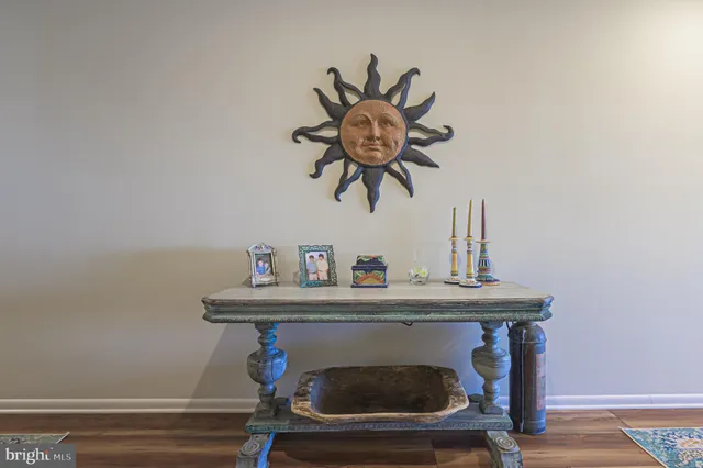 a view of livingroom with furniture and wooden floor