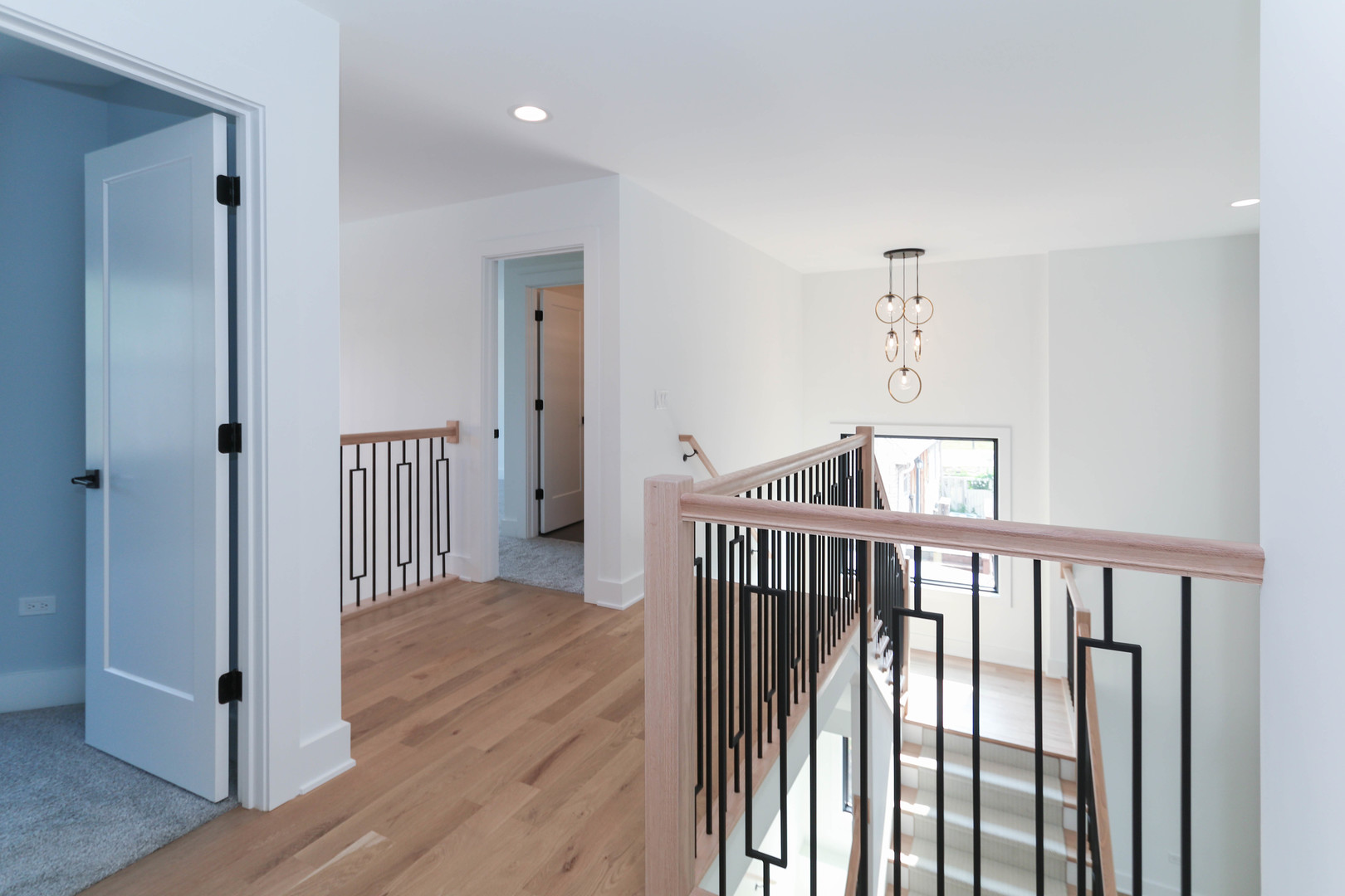 26205 Stewart Ridge Drive Plainfield, IL 60585 - Photo 18 of 28 a view of hallway with wooden floor