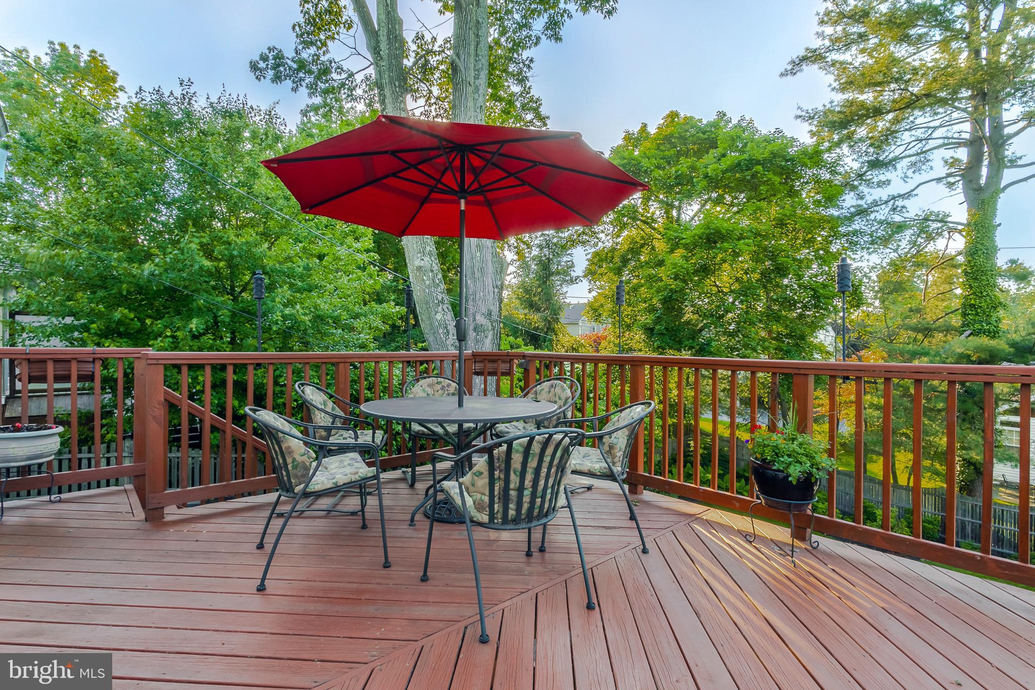 548 Manor Road Wynnewood, PA 19096 - Photo 38 of 45 Deck area perfect for entertaining!