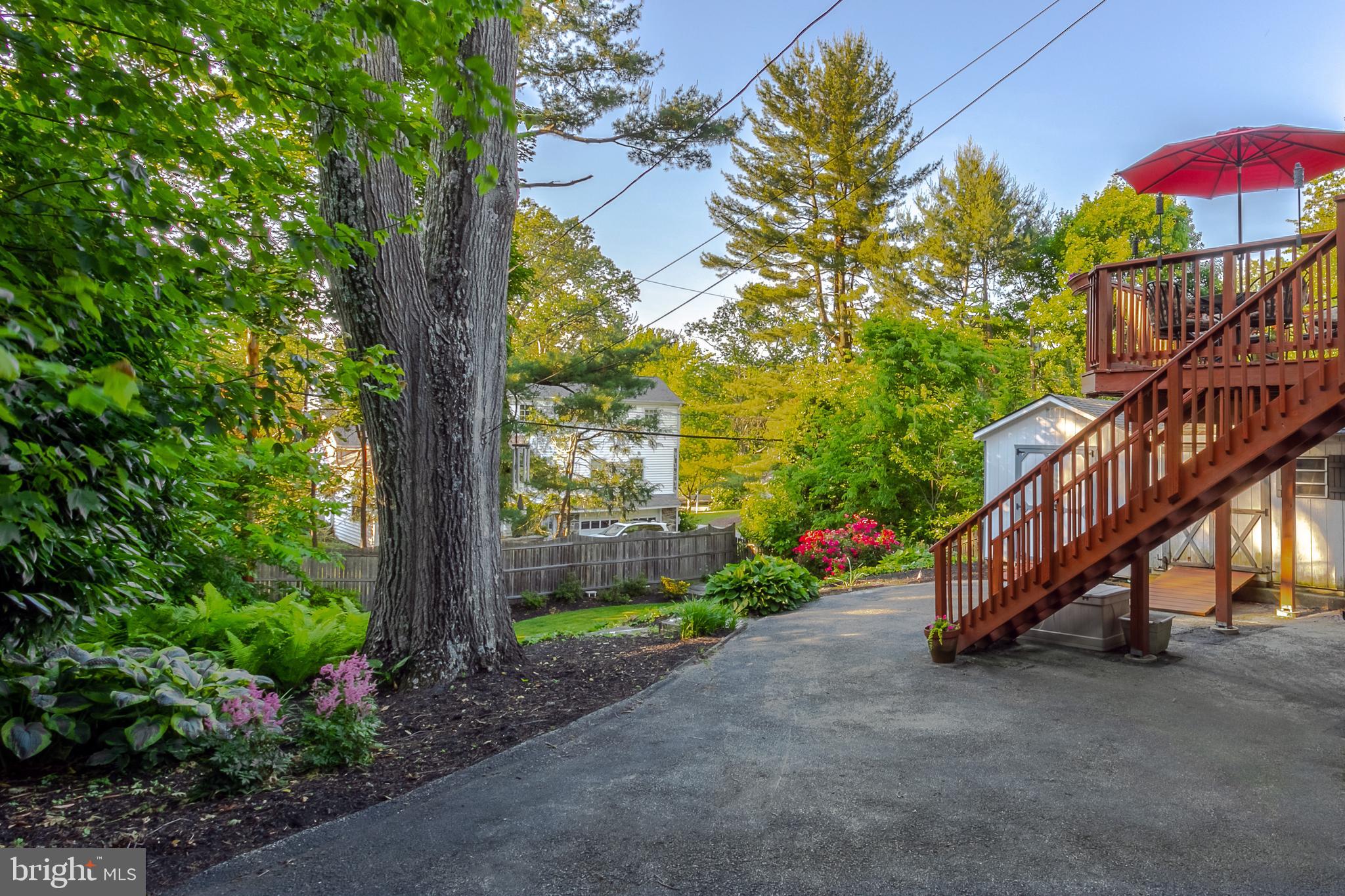 548 Manor Road Wynnewood, PA 19096 - Photo 41 of 45 Stairs from deck to yard...
