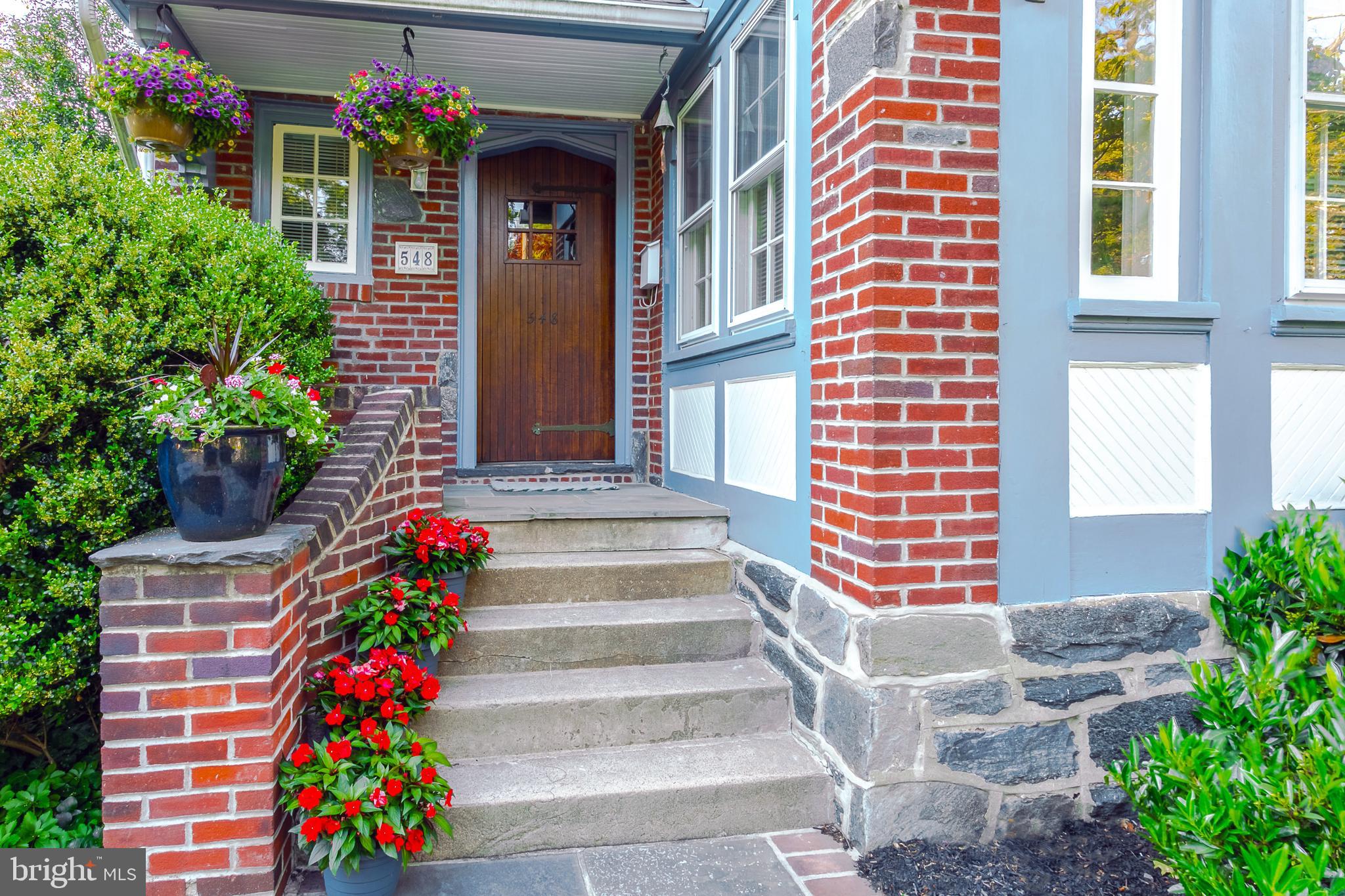 548 Manor Road Wynnewood, PA 19096 - Photo 42 of 45 Gorgeous classic tutor entry...