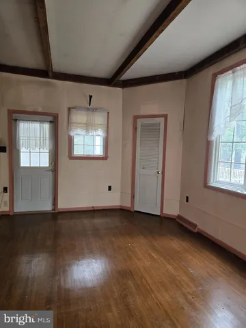 a view of front door