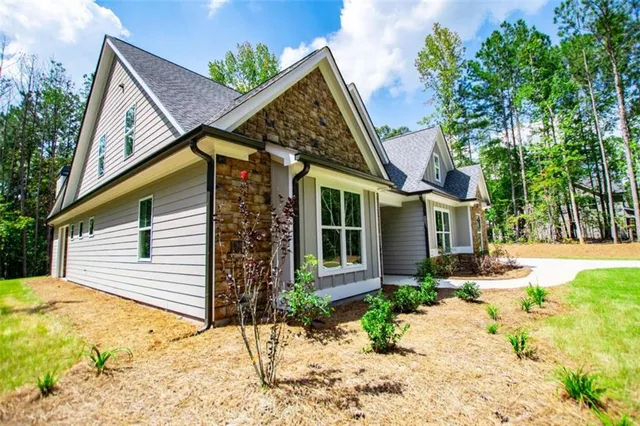 a view of swimming pool with an outdoor space
