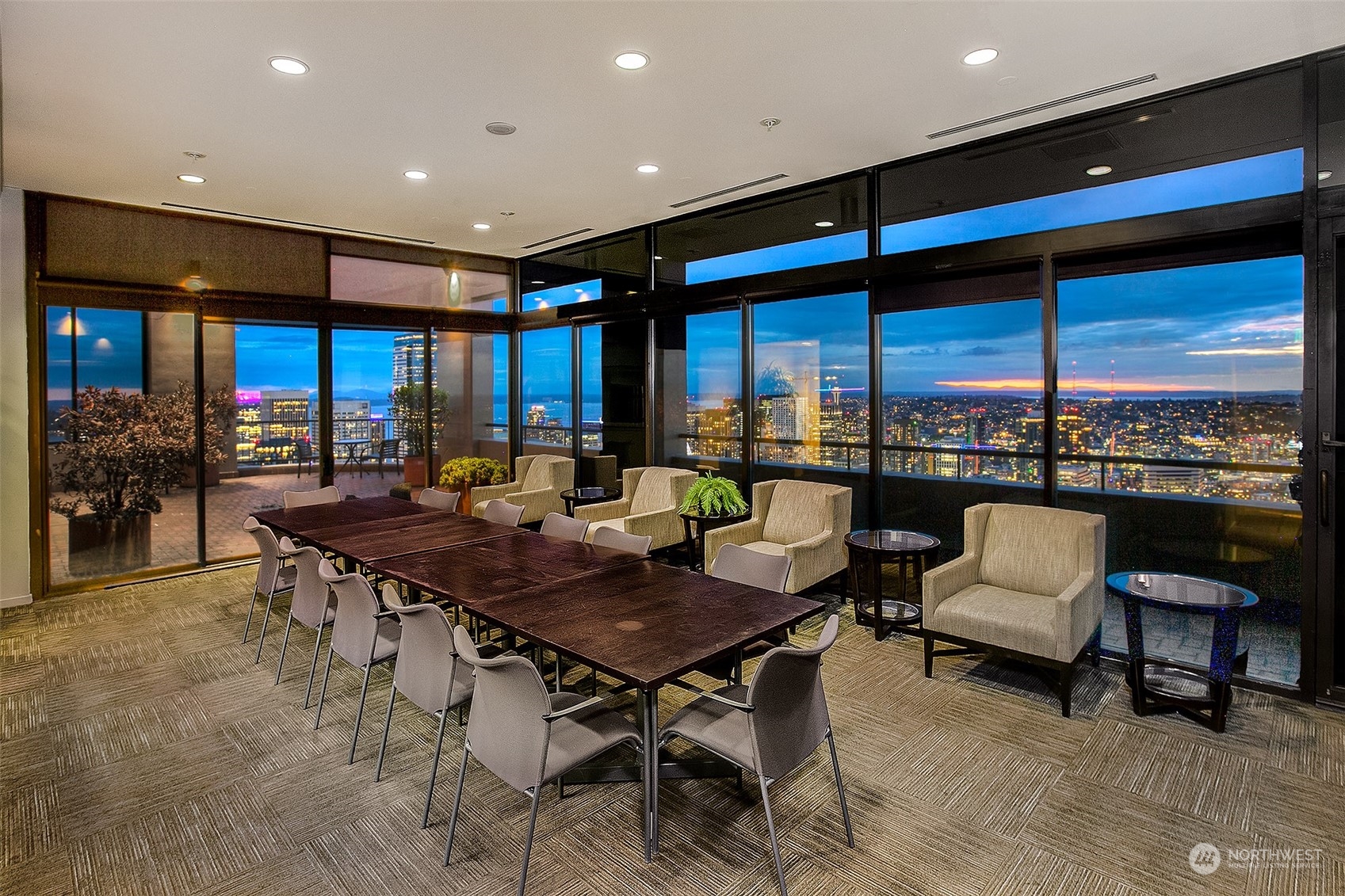 1301 Spring Street, Unit 29H Seattle, WA 98104 - Photo 25 of 29 a living room with furniture and a large window