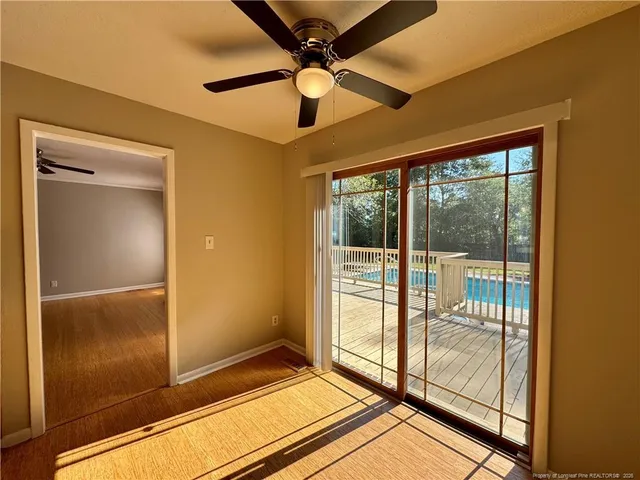 a view of an empty room