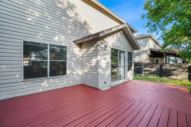 a view of a house with a patio