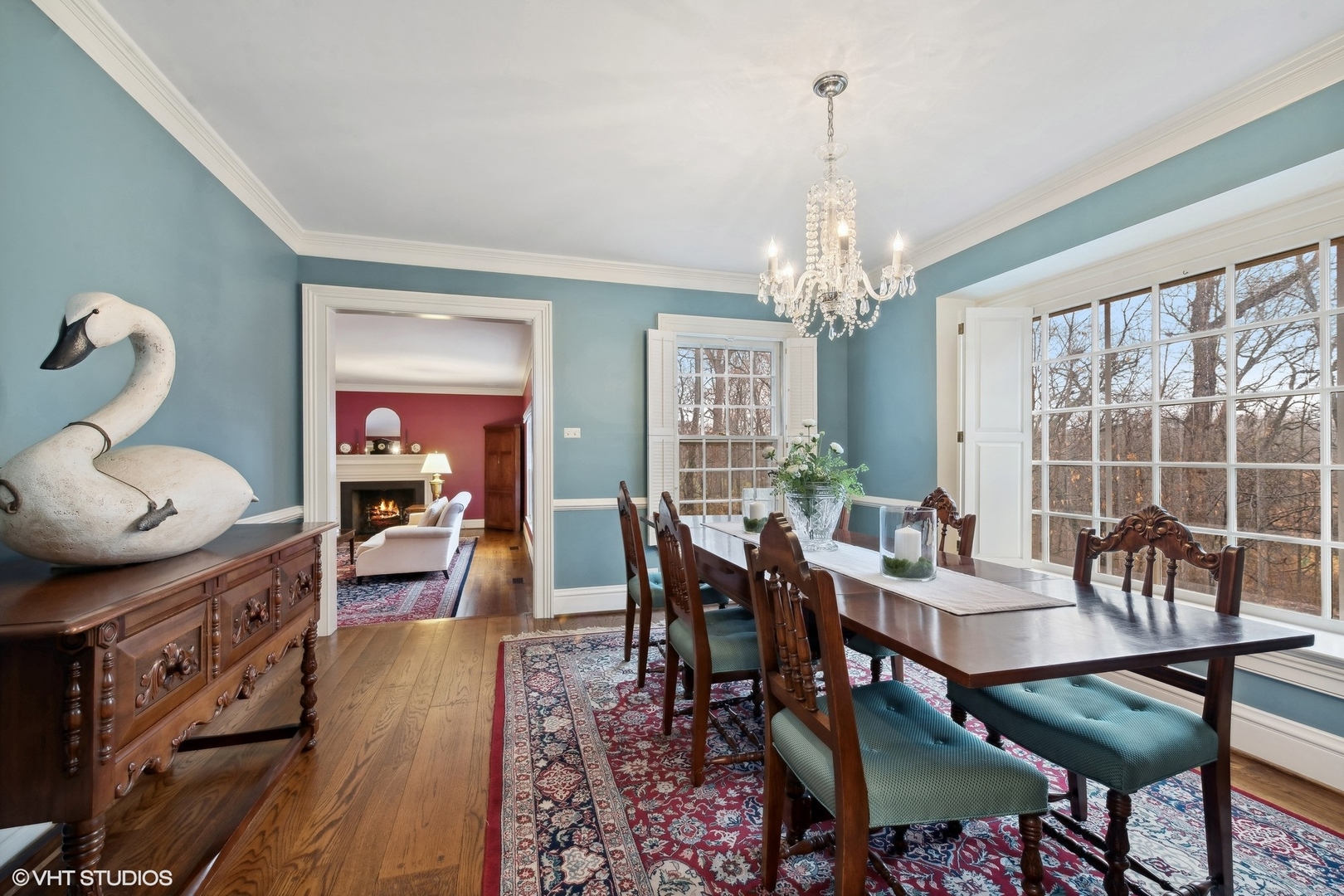 21447 North Andover Road Kildeer, IL 60047 - Photo 4 of 38 a view of a dining room with furniture and wooden floor