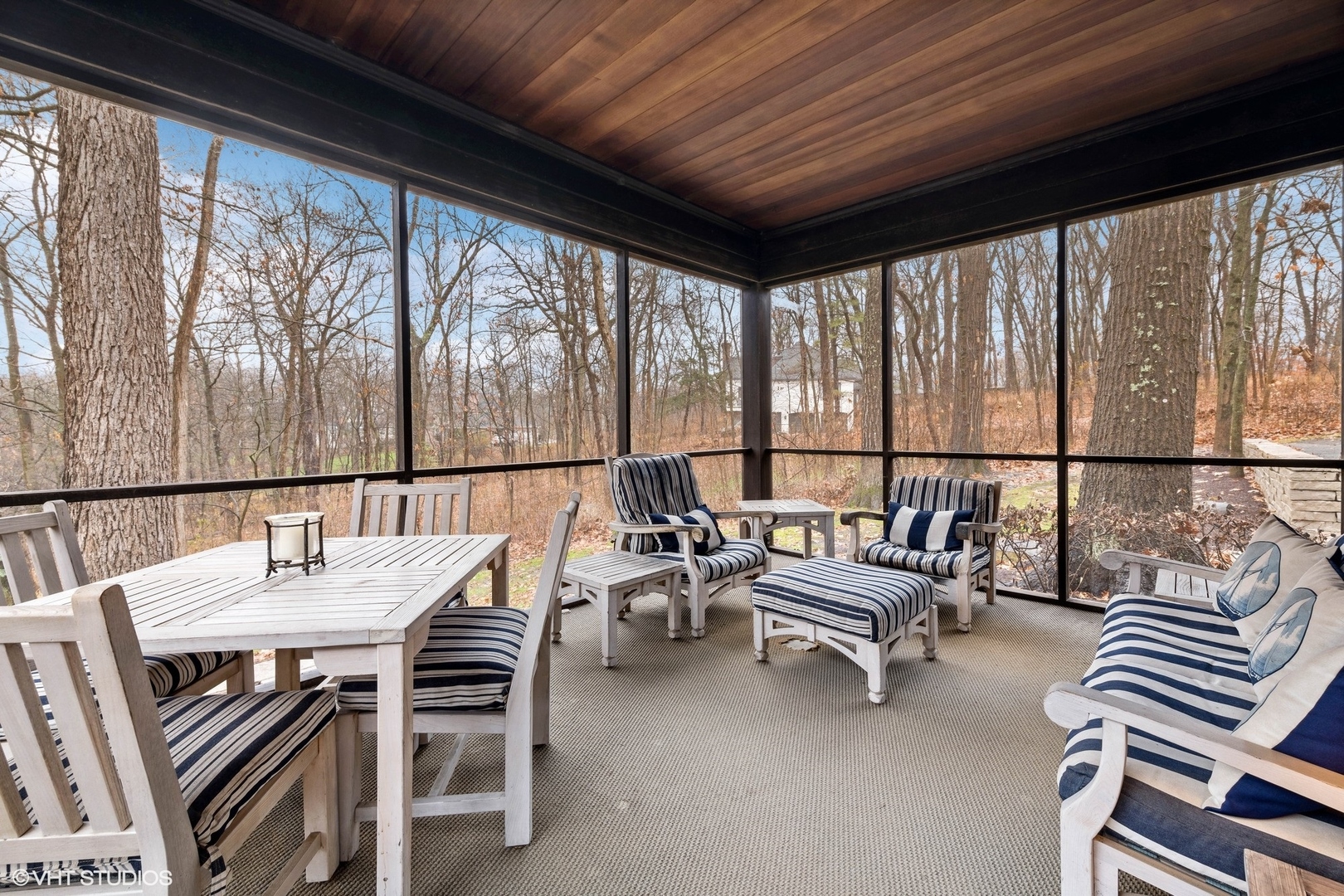 21447 North Andover Road Kildeer, IL 60047 - Photo 10 of 38 a balcony with furniture and large windows
