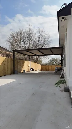 a view of parking area