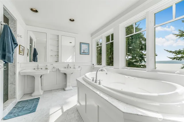 a bathroom with a sink and a bathtub