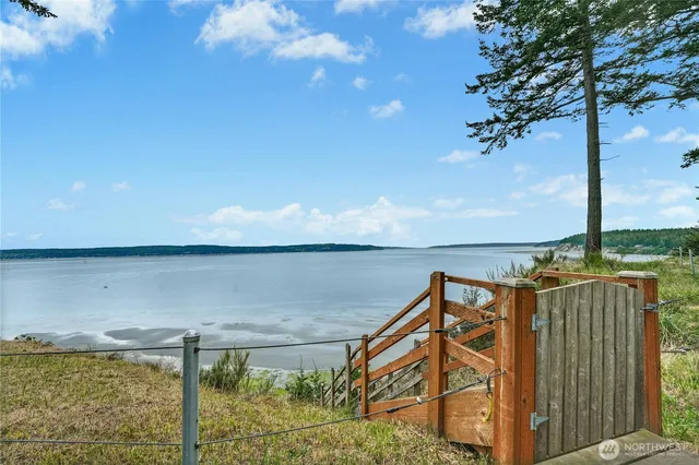 a view of an ocean from a balcony