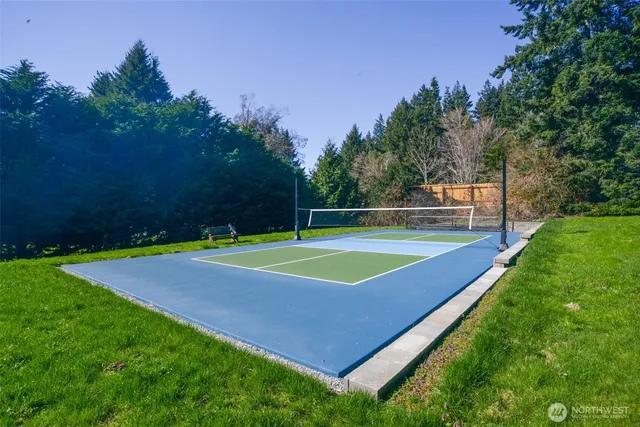 a view of a basketball court