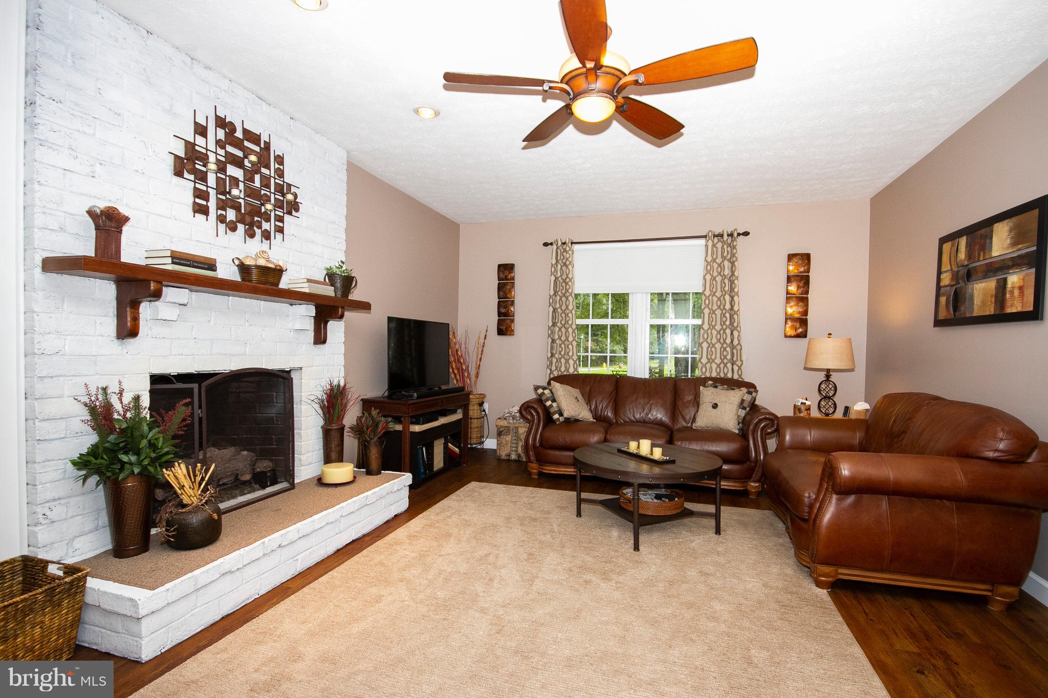 618 Northgate Road Aberdeen, MD 21001 - Photo 9 of 38 Family Room With Wood Burning Fireplace