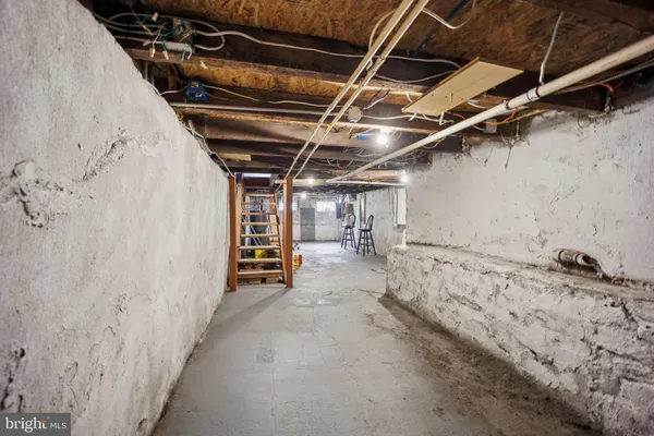 a view of storage and utility room