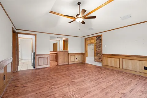 wooden floor in an empty room