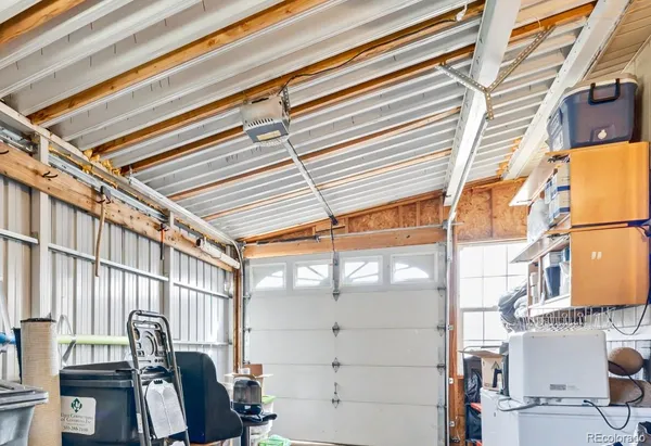 a view of storage and utility room
