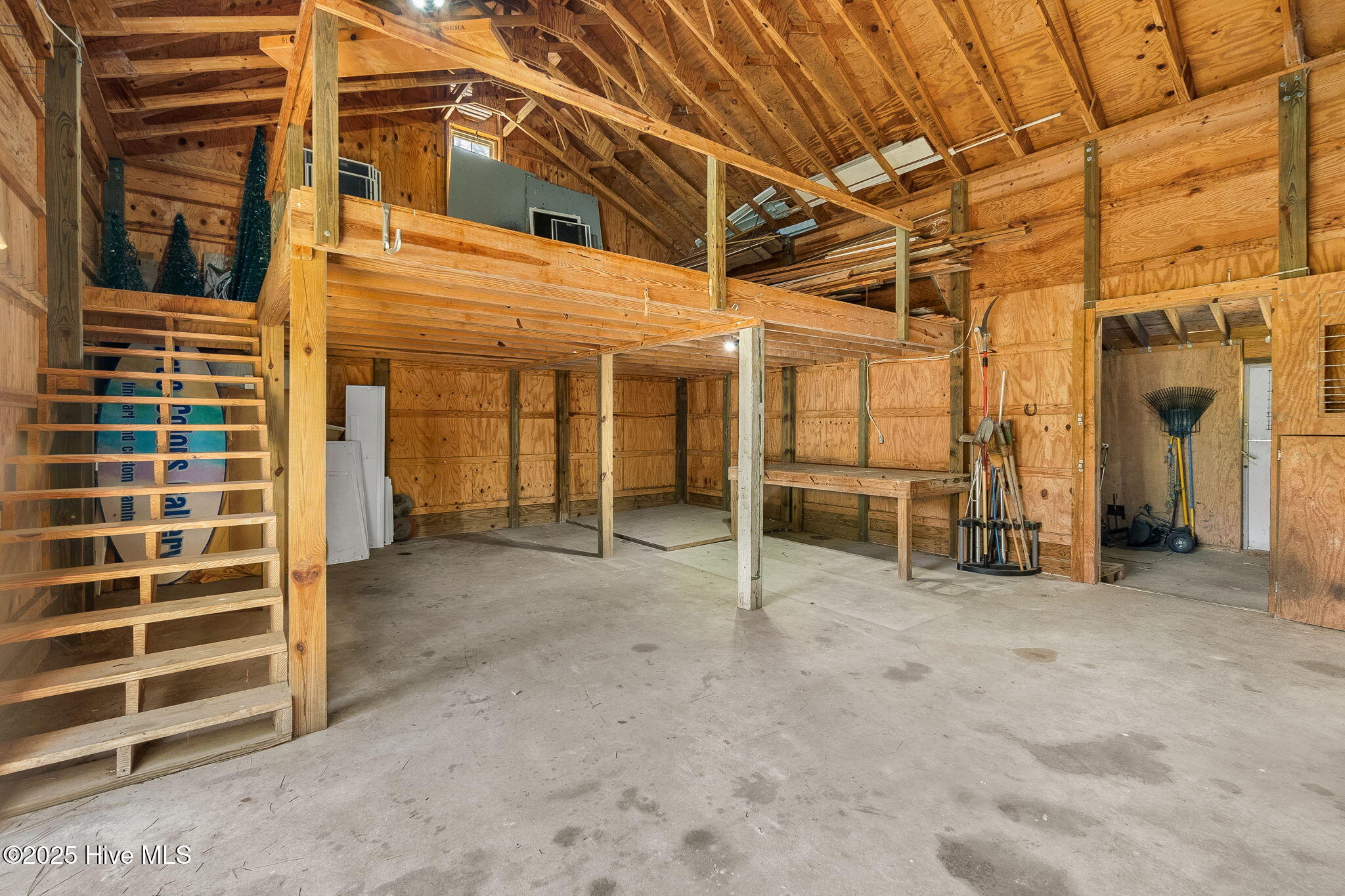 461 Star Church Road Gloucester, NC 28528 - Photo 53 of 79 with 15.5x15.5 loft, door to stable (12'4"x15'2")