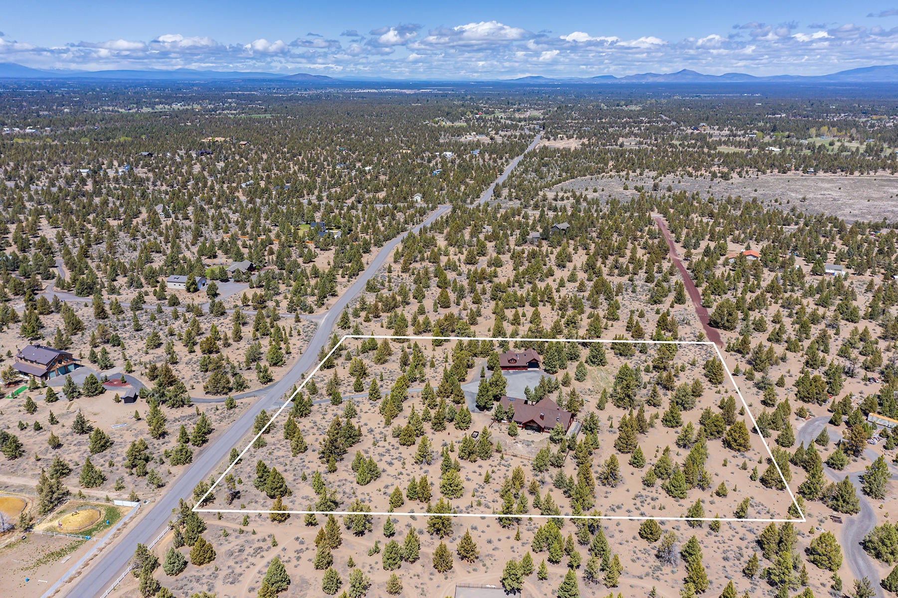 61070 Groff Road Bend, OR 97702 - Photo 2 of 30 02-Aerial View of Property