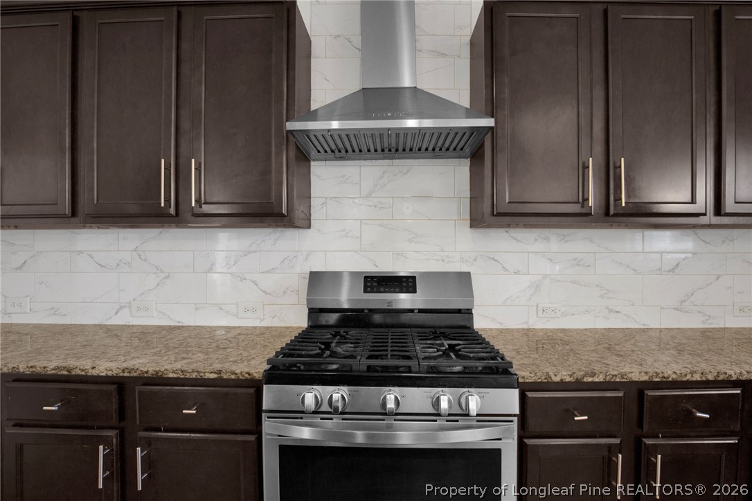 2145 Harrington Road Fayetteville, NC 28306 - Photo 21 of 50 a stove top oven sitting inside of a kitchen