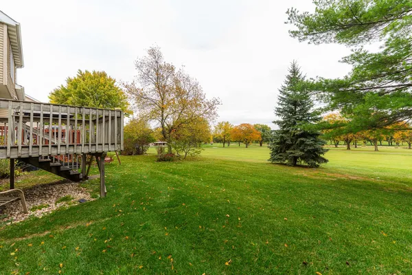a view of a house with a deck