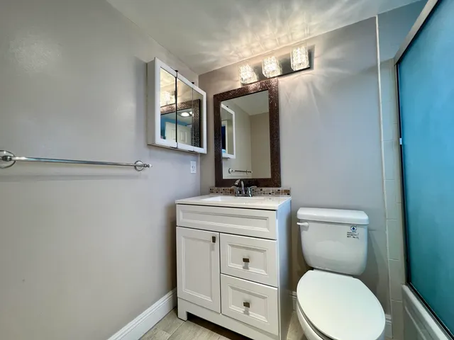 a view of hallway with stairs