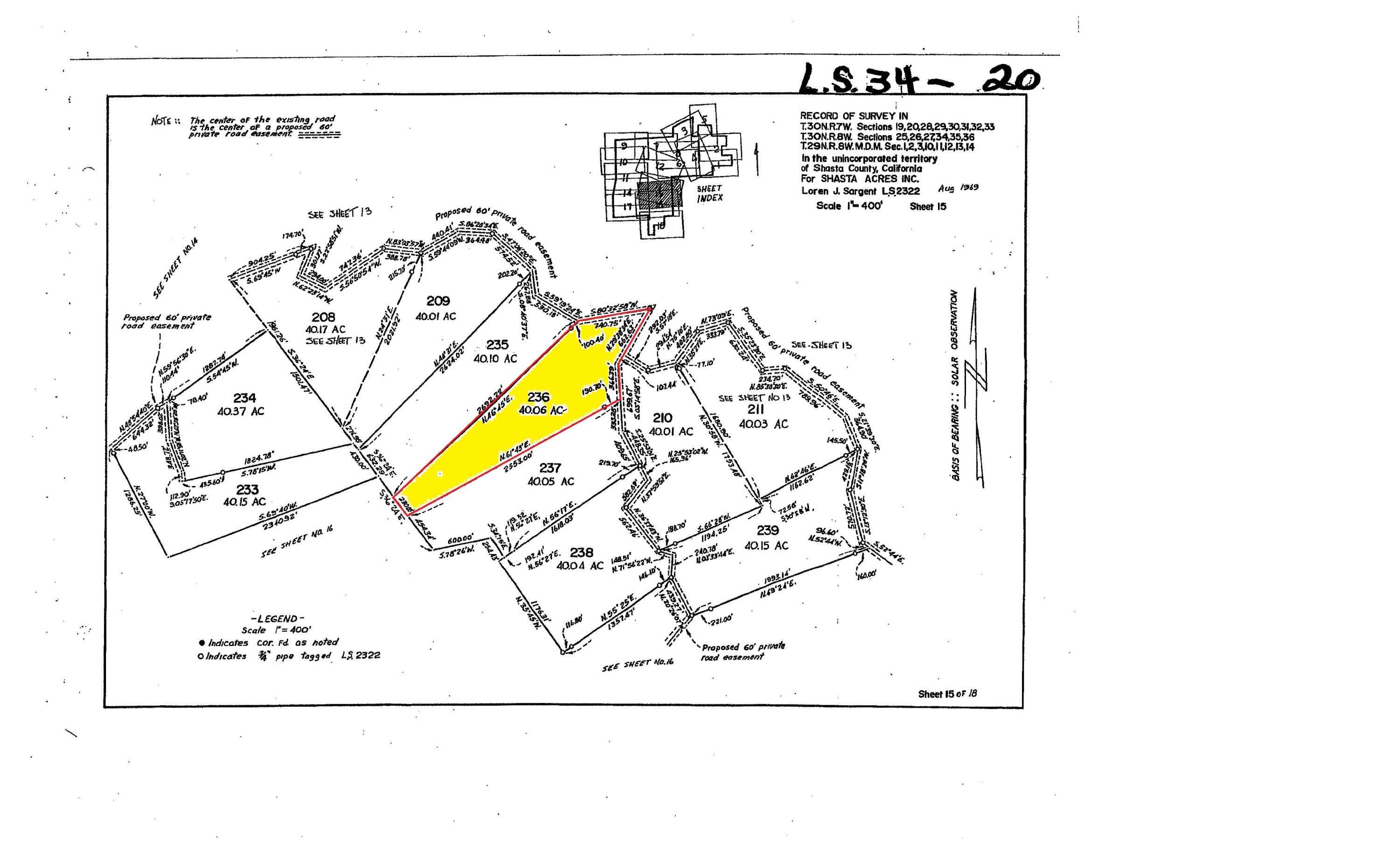 Lot 236 Fiddlers Road Igo, CA 96047 - Photo 4 of 23 4 Survey Map