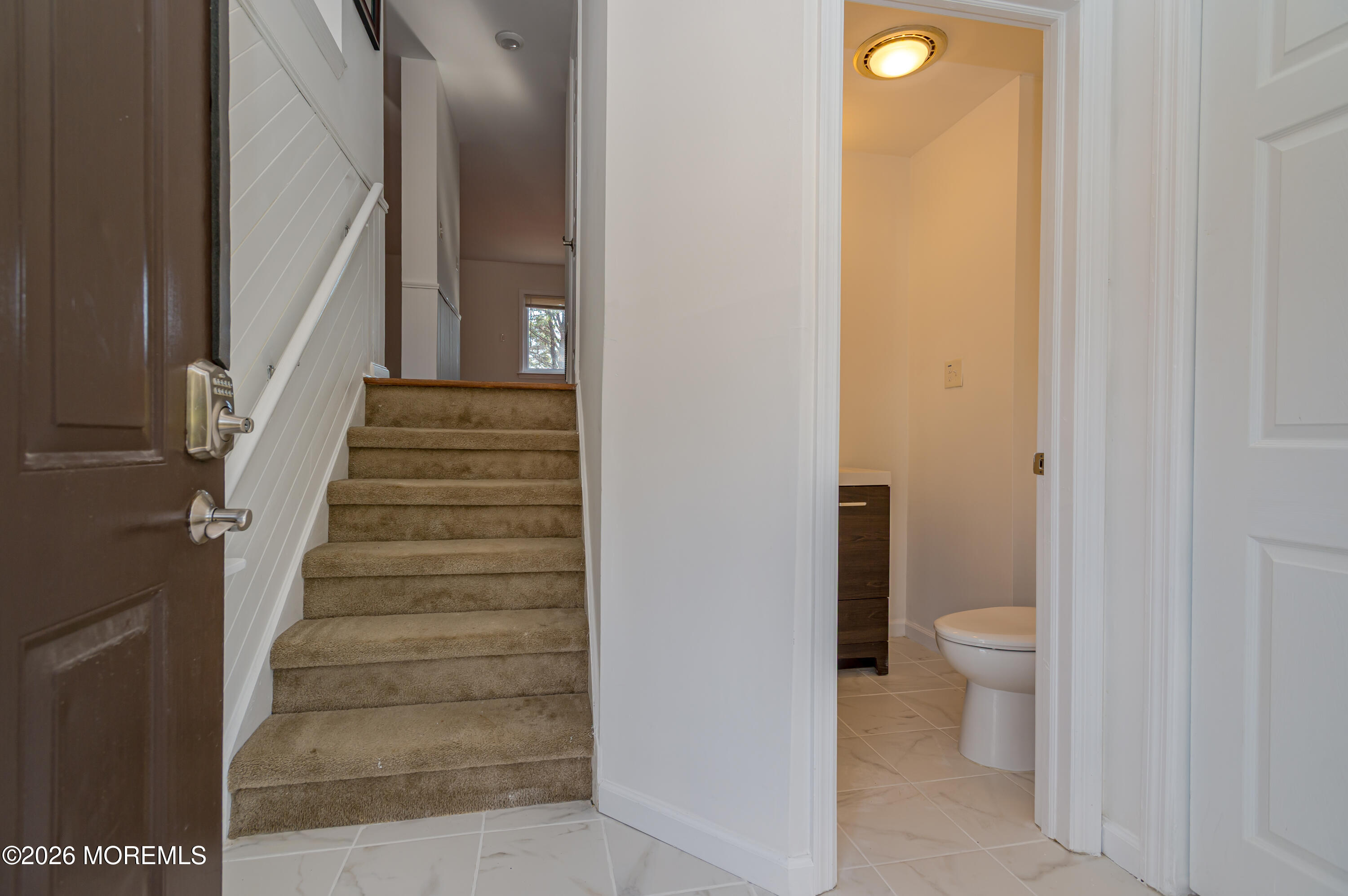 608 Alpine Trail Neptune Township, NJ 07753 - Photo 2 of 27 a view of bathroom with toilet and a view