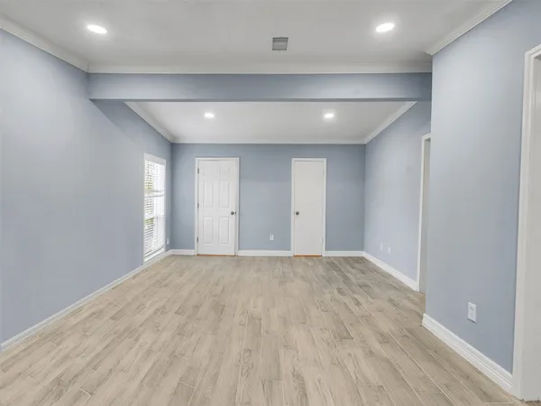 a view of an empty room