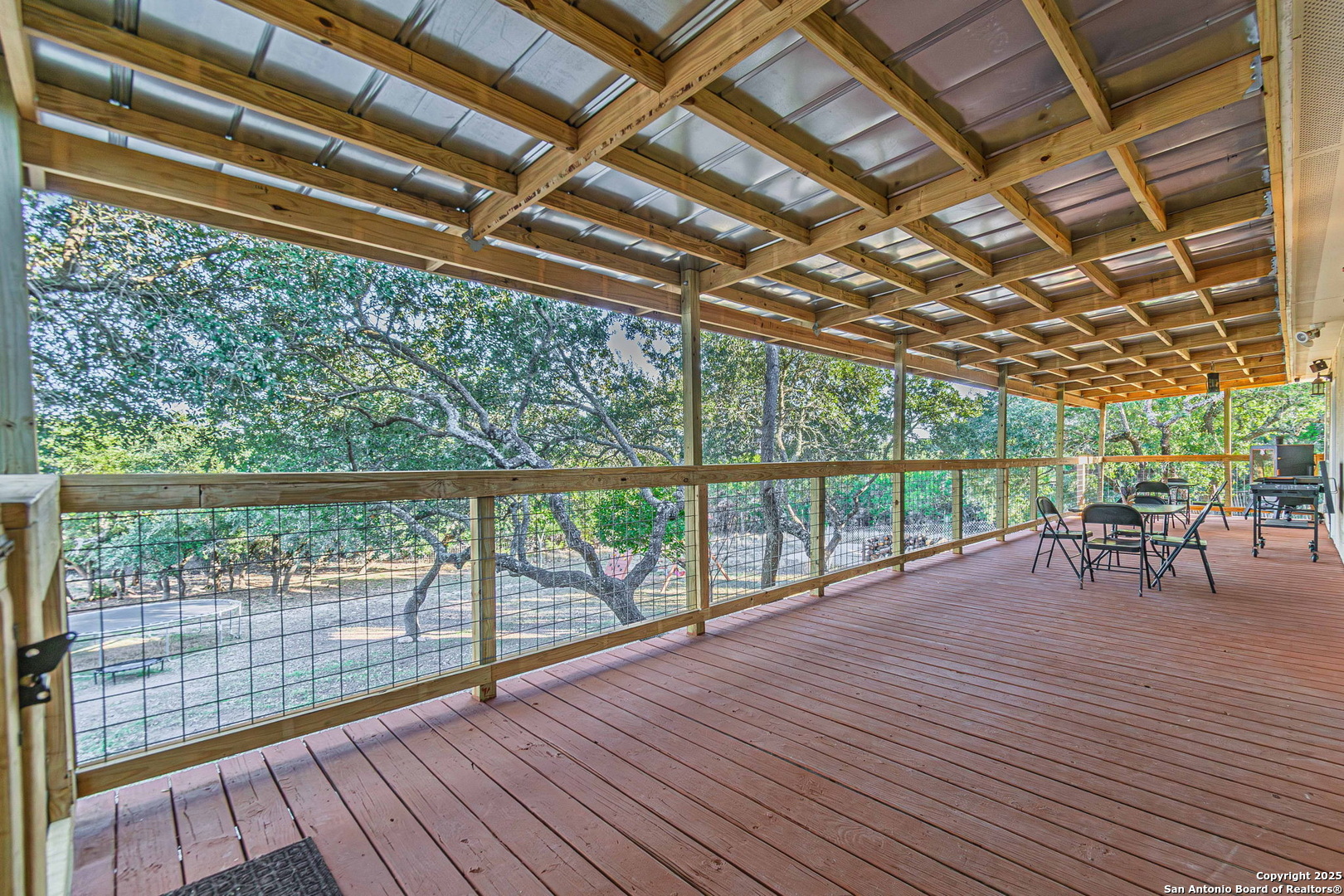 249 Lakeridge Loop Lakehills, TX 78063 - Photo 36 of 50 a view of outdoor space with wooden deck