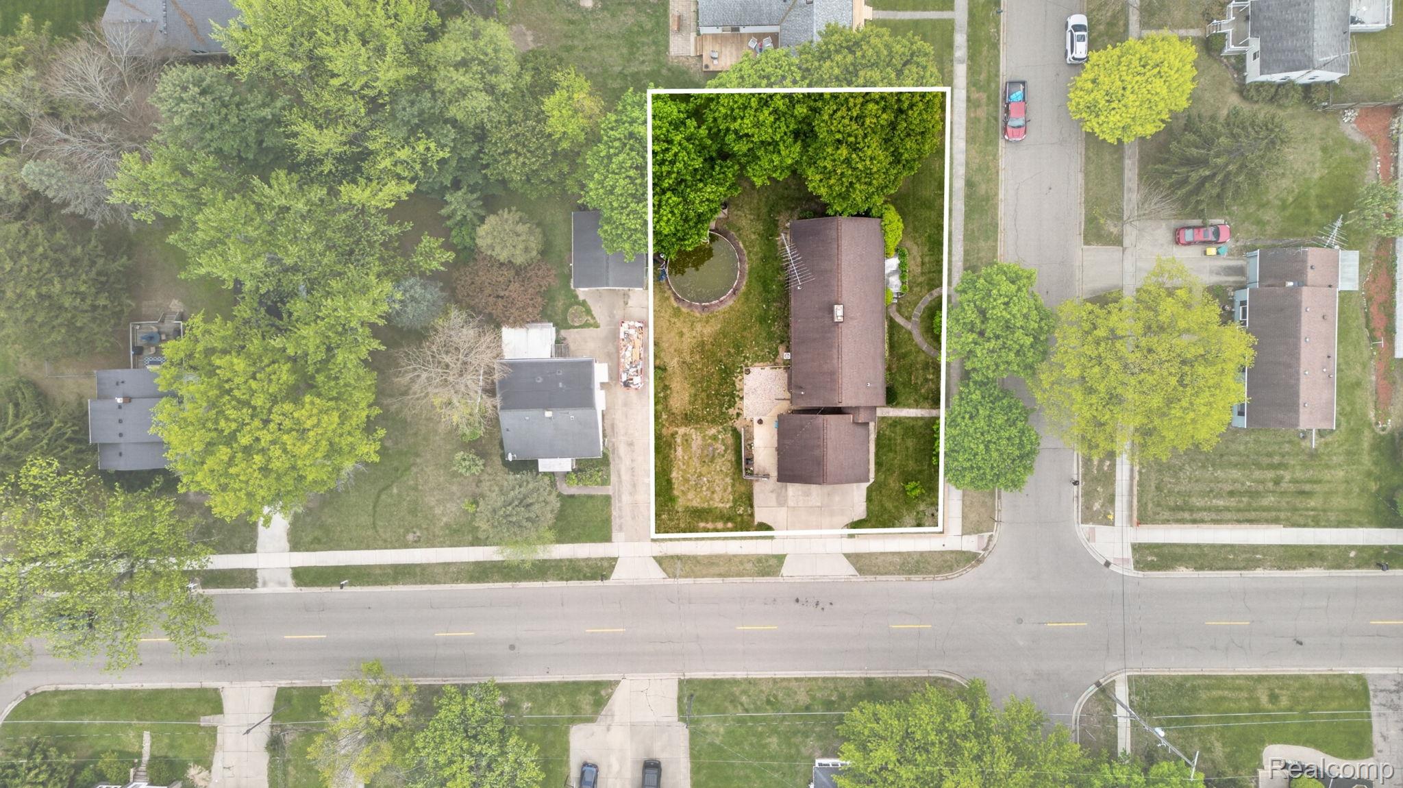 1209 Beatrice Street Flushing, MI 48433 - Photo 39 of 39 Aerial view of property's location featuring property parcel outlined