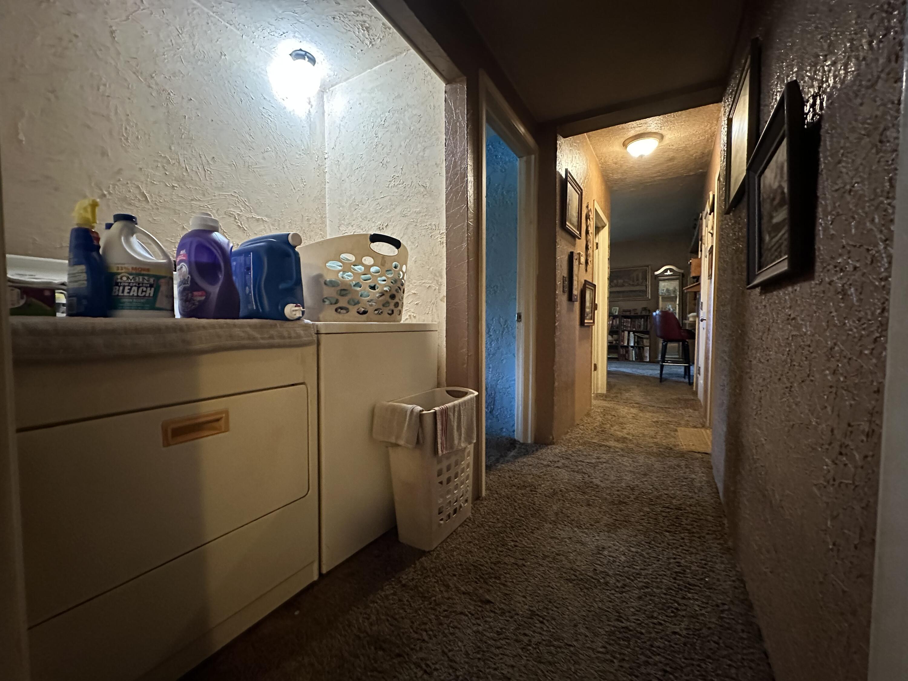 224 East State Street Morocco, IN 47963 - Photo 11 of 17 a utility room with dryer and washer