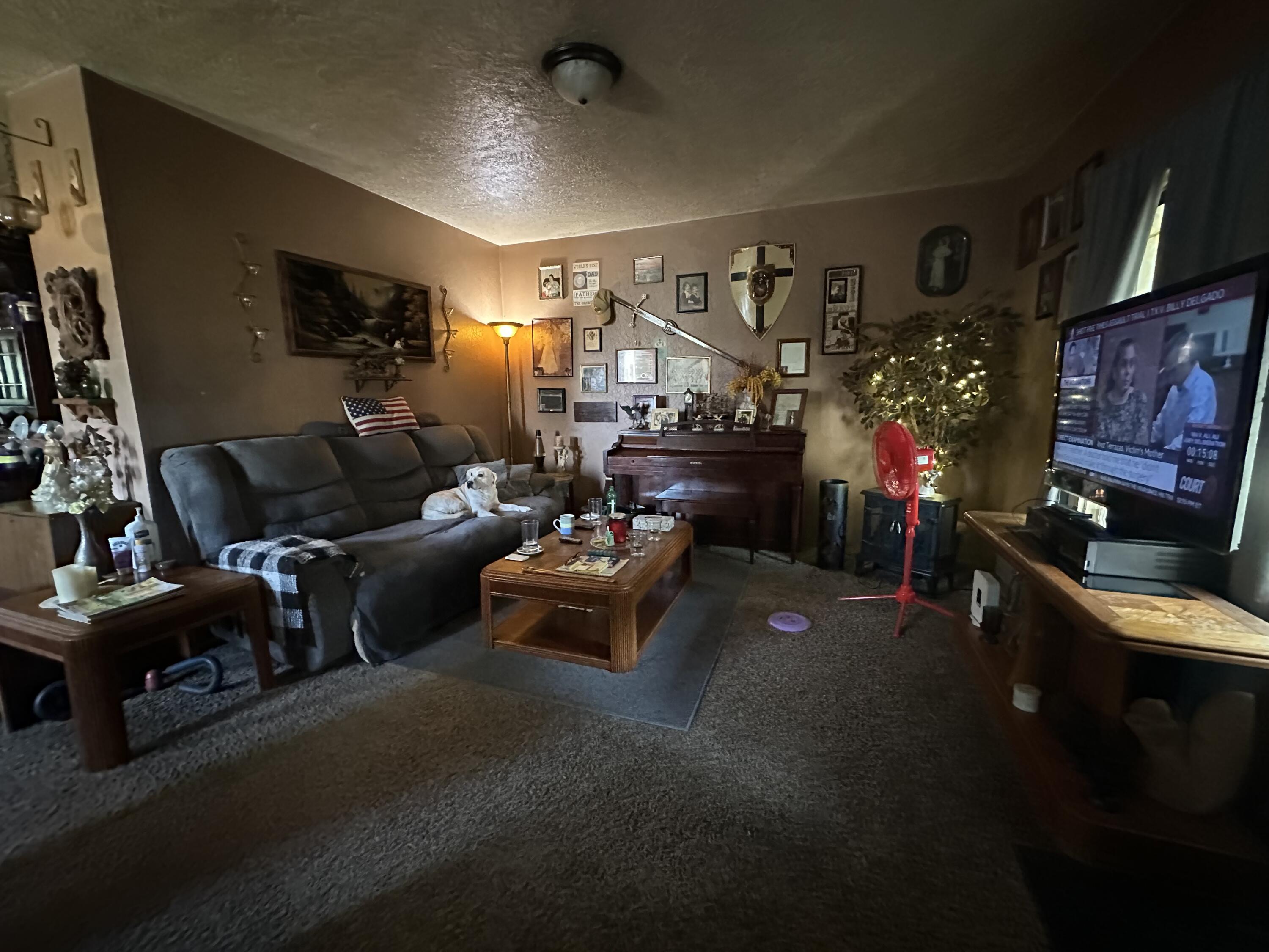 224 East State Street Morocco, IN 47963 - Photo 7 of 17 a living room with furniture and a flat screen tv