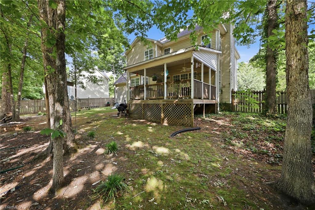 1914 Treyburn Lane High Point, NC 27265 - Photo 18 of 48 Shaded with a relaxing back deck
