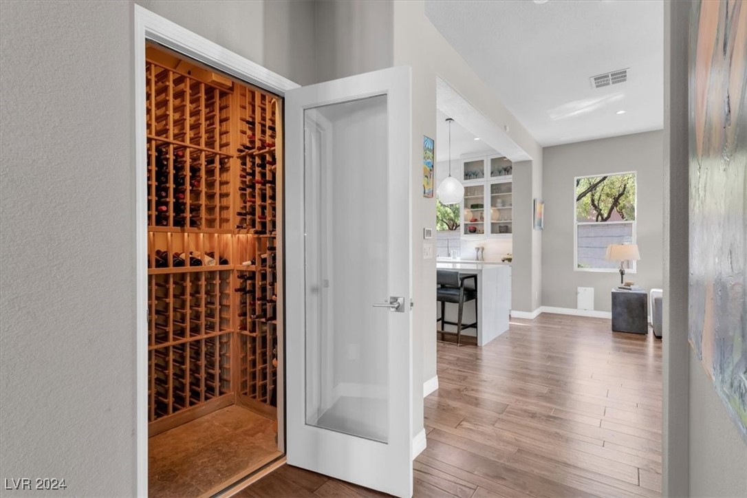 11348 La Madre Ridge Drive Las Vegas, NV 89135 - Photo 17 of 75 French Oak wine room that can store up to 500 bottles