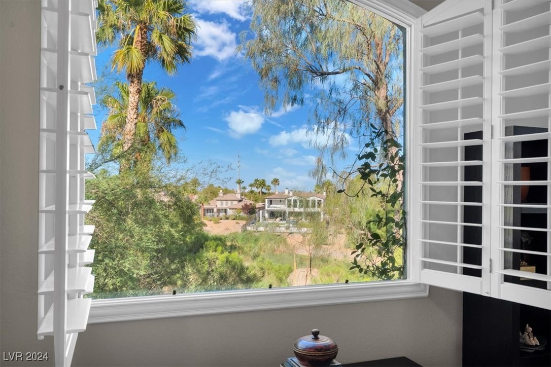11348 La Madre Ridge Drive Las Vegas, NV 89135 - Photo 32 of 75 Golf Course views from Primary Bedroom Suite