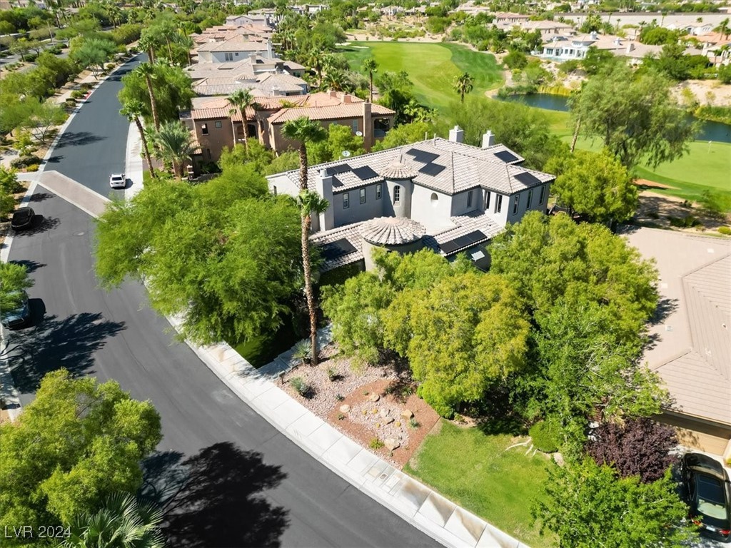 11348 La Madre Ridge Drive Las Vegas, NV 89135 - Photo 6 of 75 One of the largest lots in guard gated Red Rock Country Club East, golf front on the 10th hole of Private Mountain Course, w/ golf & lake views.