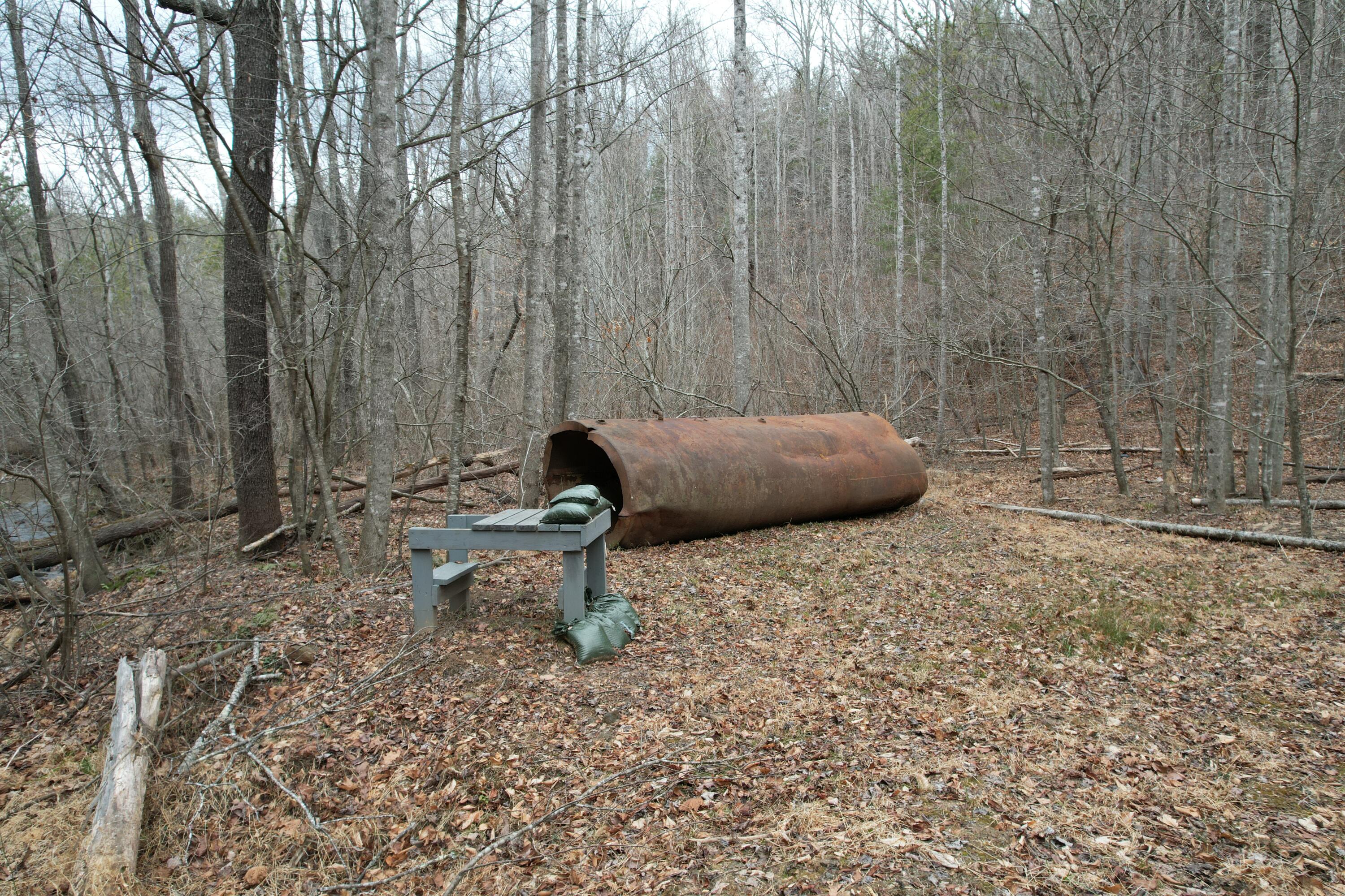 0 Carson Drive Ferrum, VA 24088 - Photo 25 of 60 a wooden bench sitting in the middle of a yard