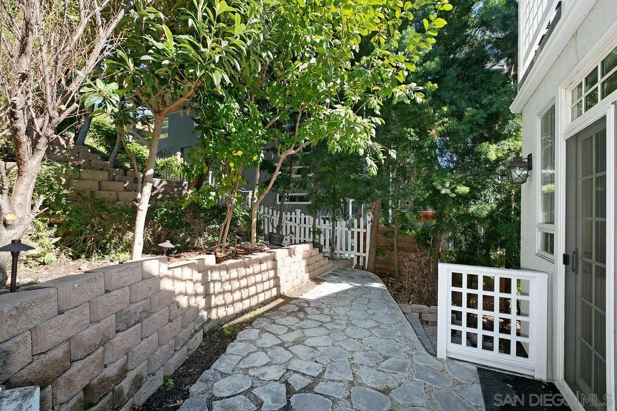 3919 Pringle Street San Diego, CA 92103 - Photo 30 of 37 a view of a yard with plants and trees