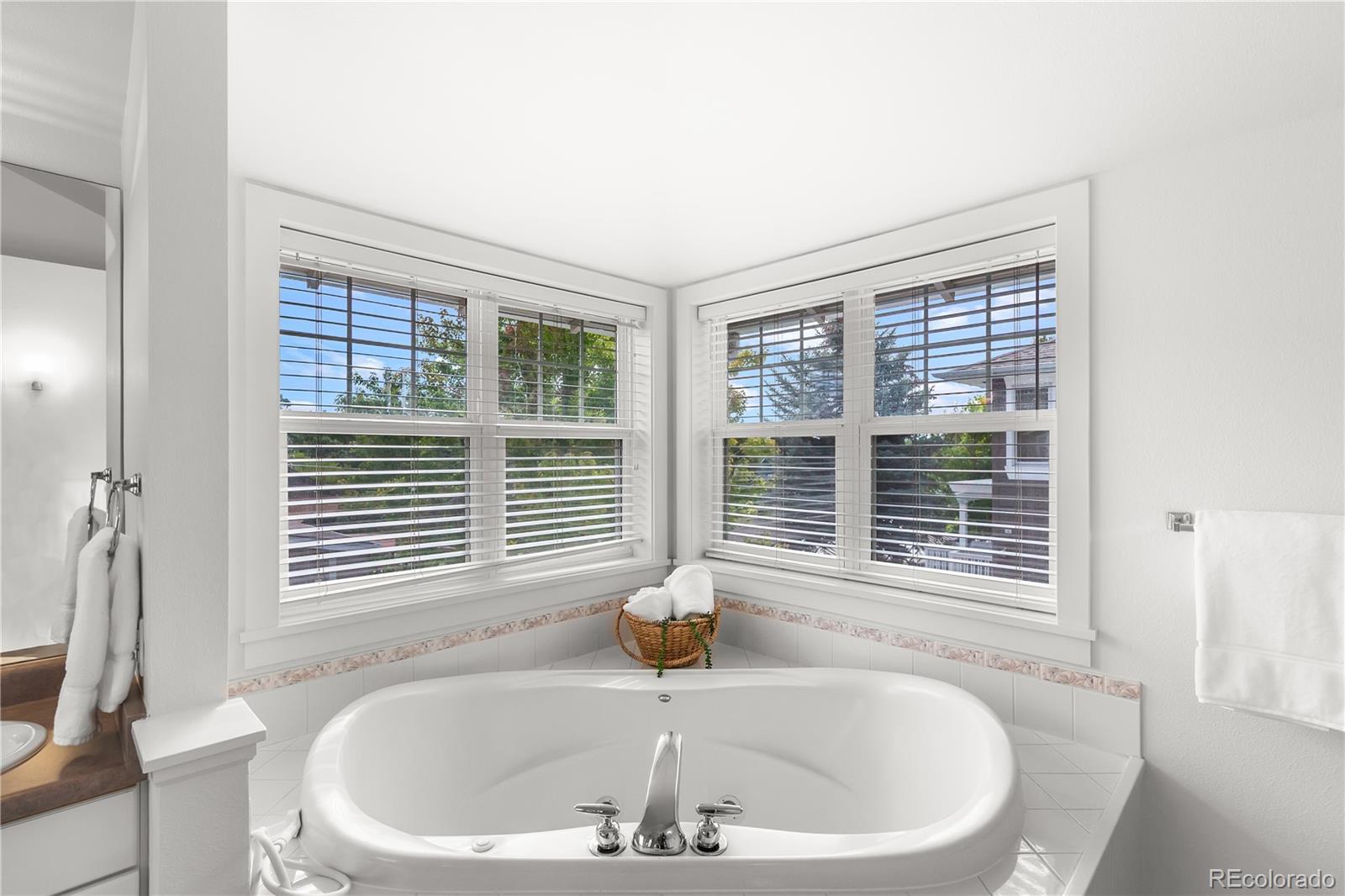 3056 8th Street Boulder, CO 80304 - Photo 19 of 45 a bath tub sitting in a bathroom next to a window